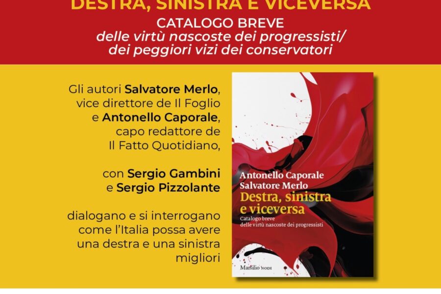 Visioni e Nuova Comunicazione presentano il libro di Salvatore Merlo e Antonello Caporale